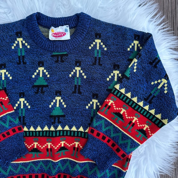 Vintage Geometric Sweater 6 - Picture 3 of 3